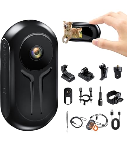 Amazon | アクションカメラ 小型 ウェアラブルカメラ 超小型カメラ