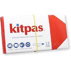 日本理化学 キットパスミディアム 12色 KM-12C