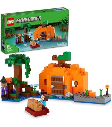 Amazon.co.jp: LEGO マインクラフト パンプキンファーム - 8歳以上の