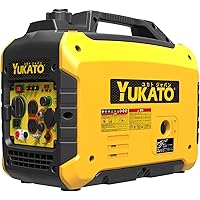 YUKATO インバーター発電機 定格出力1.6kVA 小型発電機 家庭用 50Hz/60Hz切替 約15kg 防音型 高出力正弦波インバーター搭載 過負荷保護 ガソリン発電機 PSE認証 ポータブル発電機 軽量 アウトドア レジャー 防災 備蓄 災
