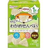 和光堂 1歳からのおやつ+DHA わかめせんべい×6個 [1歳から]