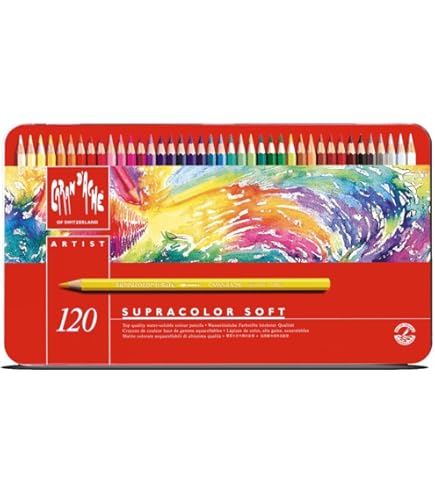 Amazon | CARAN D'ACHE カランダッシュ 色鉛筆 水溶性 ミュージアム