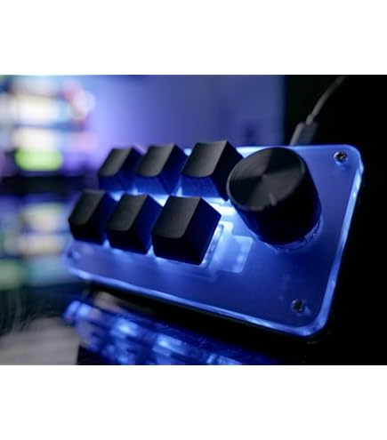 Amazon | KEEBMONKEY メガロドン トリプルノブ マクロパッド