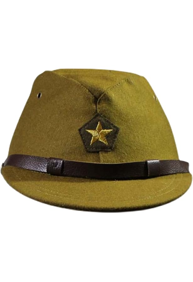 ［最終価格］旧日本軍　陸軍　帽子　セット Amazon.co.jp: 旧 日本 軍 帽子 帝国 陸軍 精密 複製 レプリカ 58cm