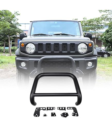フロントバンパーガード ブラック スチール製 楽天市場】ランドクルーザー 300系 ZX用 フロントバンパーガード