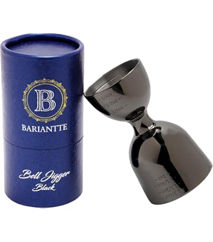Jigger Set Bartending BARIANTTE Cocktail Jigger For Bartending, 2 Oz 1 Oz Japanese Measuring Shot Glass - Silver Shot Measuring Cup