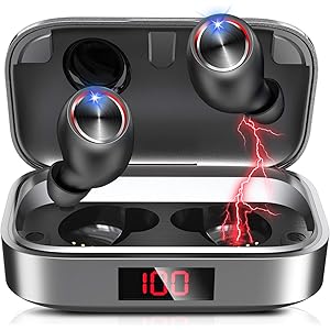 【令和次世代 ワイヤレス充電対応】Bluetooth イヤホン ワイヤレスイヤホン Bluetooth5.0 長時間連続…