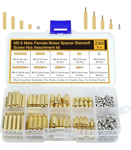 Amazon | ナイロンスタンドオフPCBマザーボード六角スペーサー