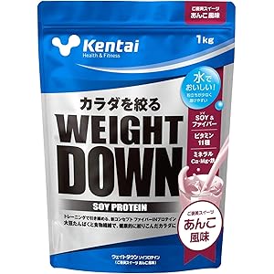 【Amazon.co.jp 限定】Kentai ウェイトダウン ソイプロテイン あんこ風味 1kg