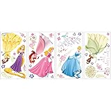 RoomMates RMK1903SCS ディズニー プリンセス グロー プリンセス 剥がして貼れるウォールデカール [並行輸入品]