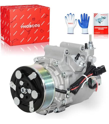 AC Compressor With Clutch For Honda Civic 1.8L 2006-2011 – CO 4918AC Replacement, Aluminum Alloy, Low Noise, 12-Month Warranty
