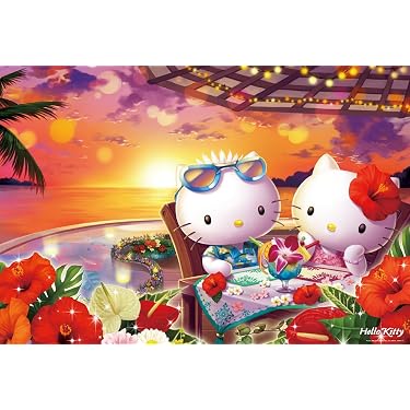 Amazon.co.jp: 1000ピース ジグソーパズル ハローキティのトロピカル