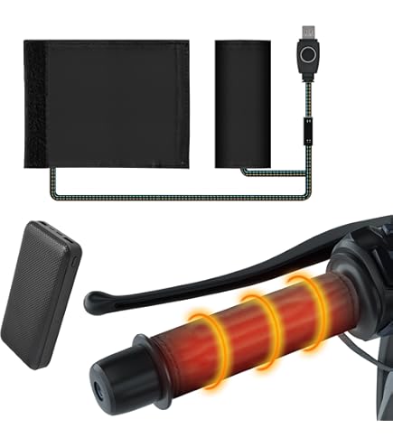 Amazon | バイク用グリップヒーター ハンドルヒーター 巻き付け式 5V2A