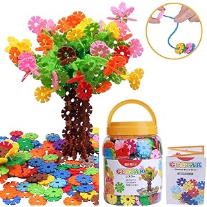 ジスター(GESTAR) 天才のはじまり 知育玩具 ブロック 2歳～7歳向け 動画説明書付属 500ピース+20枚増量中