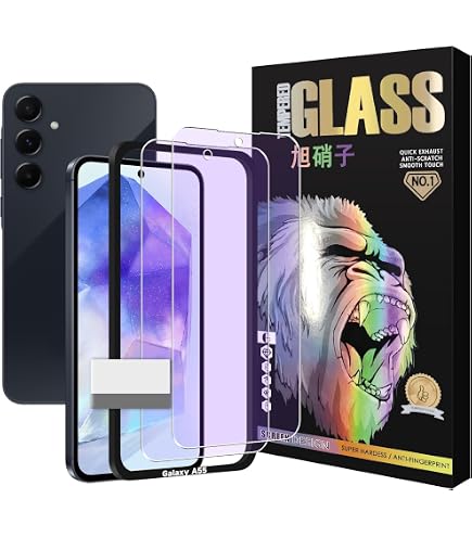 Amazon | KPNS 【2+2枚入り】Galaxy A55 5G SC-53E SCG27 ガラス
