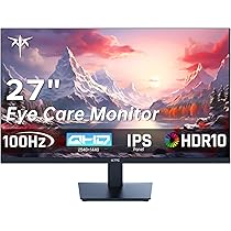 Amazon.co.jp: KTC 27 Inch QHD Gaming Monitor, 180Hz 1ms GTG