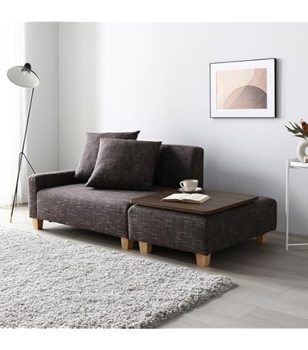 Amazon.co.jp: リーンロゼ ブリガンタン 2Pソファ＋オットマン