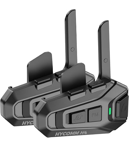 Amazon.co.jp: HYCOMM H2 バイク用インカム 2人同時通話 1200m通信 35