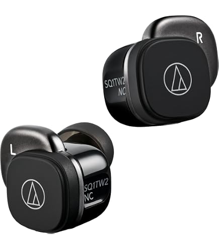 Amazon.co.jp: Audio-Technica ATH-SQ1TW2NC BK : Electronics