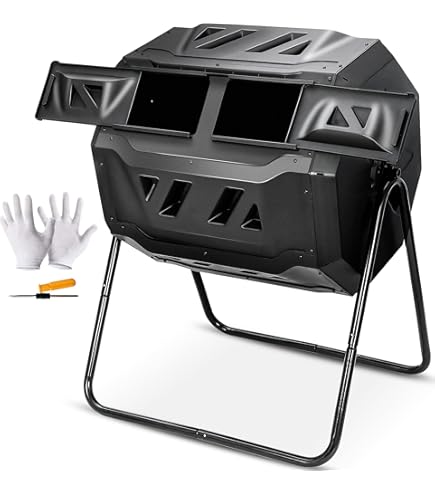 回転式エコなコンポスト・たい肥ボックス　容量：２５㍑×２槽　もう新品は廃盤 回転式エコなコンポスト・たい肥ボックス 容量：25㍑×2槽 もう新品は