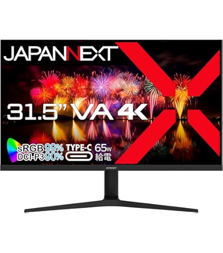 Amazon.co.jp: JAPANNEXT 31.5インチ モニター 4K UHD 3840x2160解像度