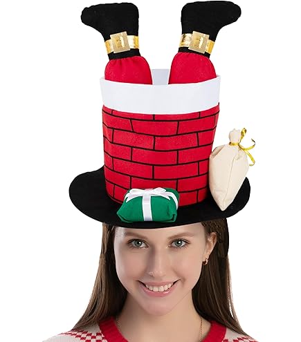 Beistle Soft Plush Fabric Light Up Christmas Theme Novelty Hat For Turkey Trot A