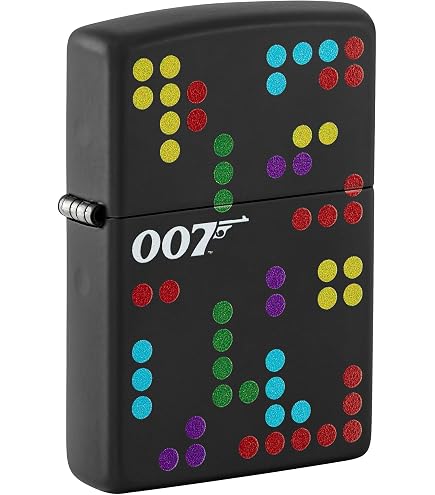 Amazon.co.jp: Zippoライター:James Bond 007ロゴ、刻印-つや消し