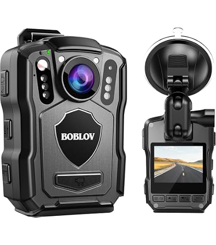 Amazon.co.jp: BOBLOV B4K5 128G 4Kボディカメラ、3400mAh IP68防水GPS 