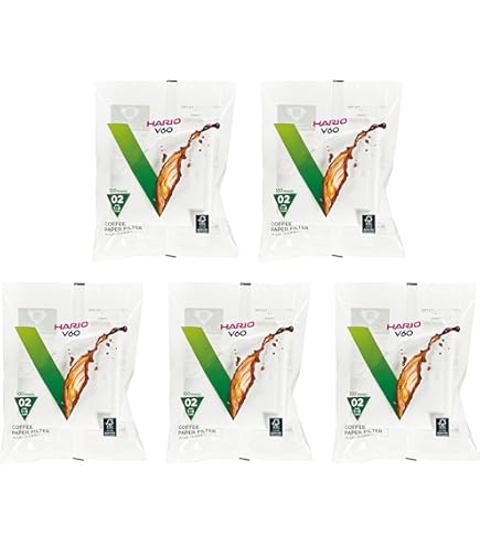 Amazon.co.jp: ハリオ 純正品 VCF-03-100W ペーパーフィルター 03