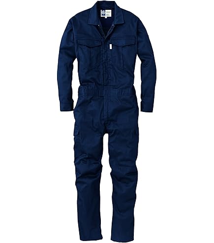 grace engineersコットンツイル防寒ツナギ　ネイビー　　　　　　2枚 Amazon.co.jp: GRACE ENGINEERS コットンツイル素材長袖ツナギ