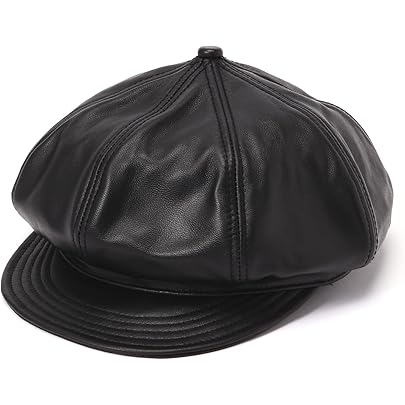 SCHOTT BROS. ブラックキャスケット Amazon | [Schott NYC] Schott/ショット/LEATHER NEWSBOY CAP/レザー