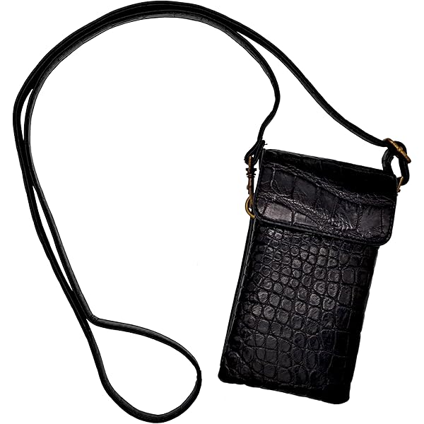 Amazon | [FashionBerry] グリーン クロコダイル スマホポーチ スマホ