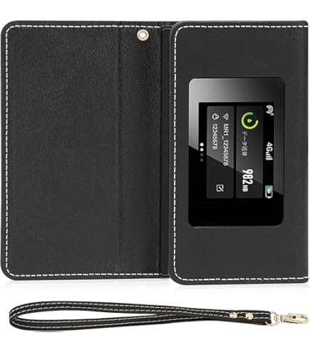 MR1 ブラック モバイルルーター リチャージWiFi 国内100ギガ付きモデル【MR1】 | 国内海外