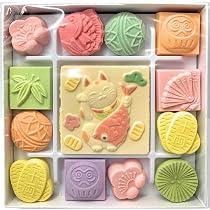 Amazon | [和三盆] ばいこう堂 干菓子 開運猫 落雁 プチギフト