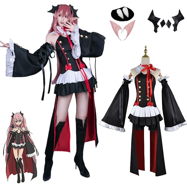 Amazon.co.jp: [Picksoco] ウィッグ 終わりのセラフ コスプレ衣装