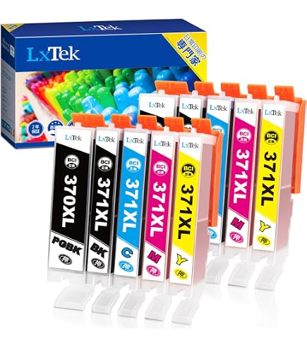Amazon.co.jp: LxTek BCI-371XL BCI-370XL 互換インクカートリッジ