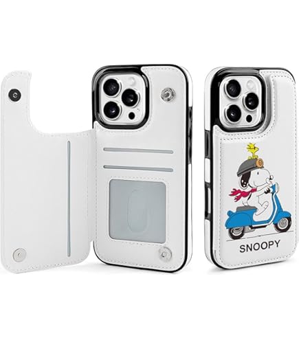 スヌーピー　スマホ　手帳型ケース　汎用カバー　新品未開封とユーズドセット Amazon.co.jp: IPhone16 ケース 手帳型 スヌーピー IPhone16