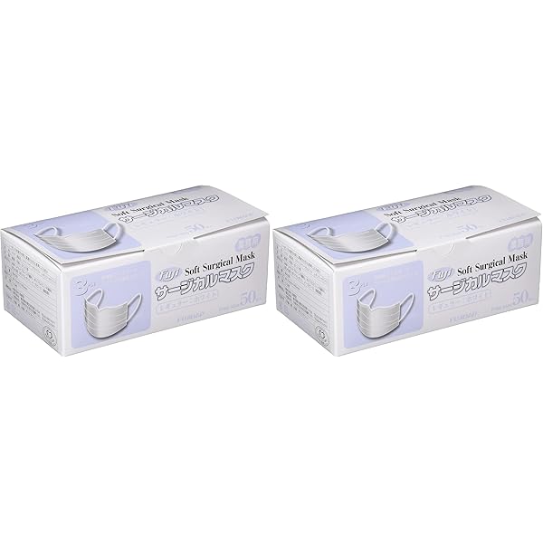 Amazon.co.jp: フジ ソフトサージカルマスク レギュラーホワイト 12箱
