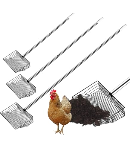 3 PCS Chicken Poop Scooper,Stretchable Coop Scoop For - View #10