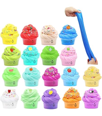 Amazon.co.jp: スライムキット-バタースライムキット、ふわふわ