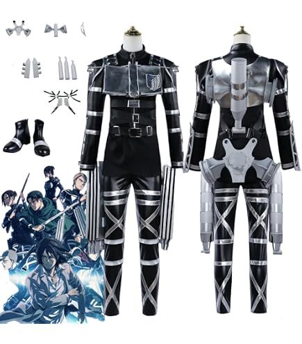 Amazon.co.jp: [HAOJEE]エレン・イェーガー コスプレ衣装 ウイッグ付き