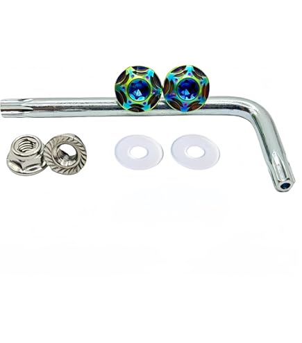 りん Amazon | C.F.POSH ナンバープレート固定用トルクステーパーボルト