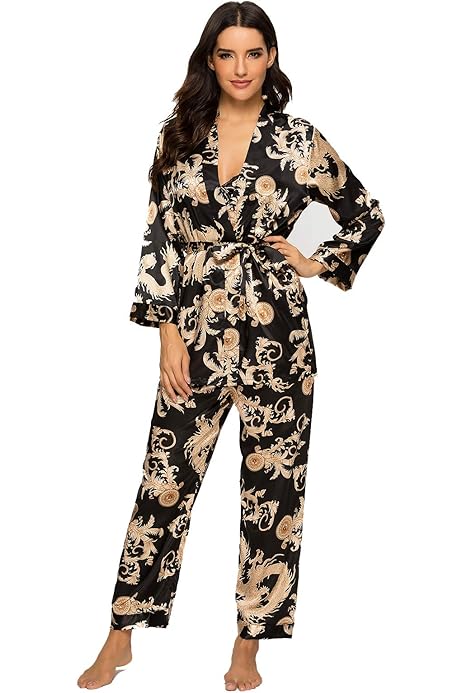 Womens robe and pajama set Clearance