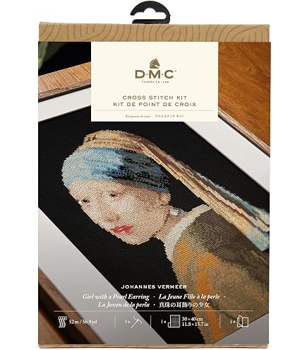 Amazon.co.jp: 【DMC】 クロスステッチ 刺繍キット BK1811 THE KISS