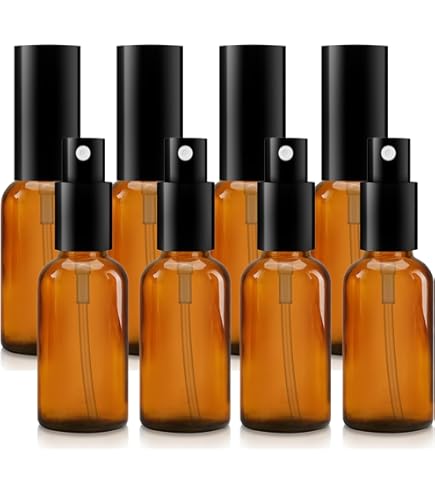 Amazon | ガラスビン.com 遮光瓶 30ml SYA-T30CC黒スプレー 5本 ガラス