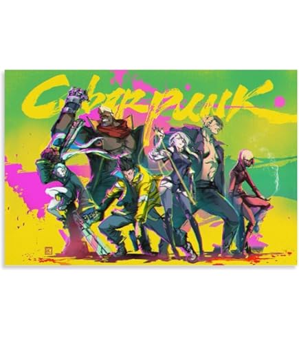 サイバーパンク エッジランナーズ　ポスター　2点　ルーシー　デイビッド　ルーシー Amazon.co.jp: サイバーパンク エッジランナーズ ポスター 2点