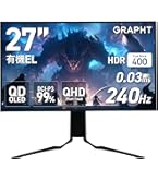 Amazon.co.jp: GRAPHT QD MiniLED ゲーミングモニター 24.5インチ