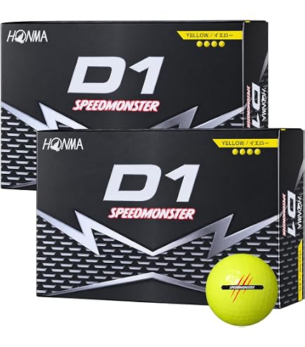 Amazon.co.jp: 本間ゴルフ D1 SPEEDMONSTER 26' ボール 2026年モデル