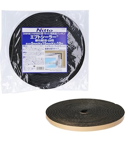 Amazon | ニトムズ(Nitoms) 窓・サッシ用気密パッキン エプトシーラー