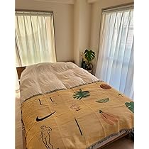 Amazon | Peel Forest 面白い 柄 ，南国気分ベッドルーム インテリア